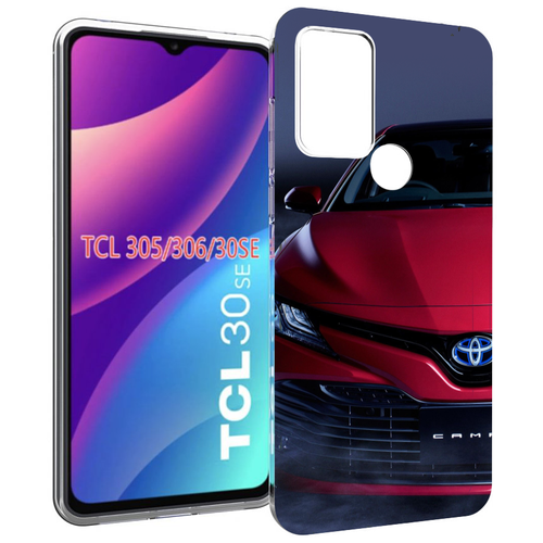 Чехол MyPads toyota тойота 1 для TCL 30SE / TCL 305 / TCL 306 / TCL 30E задняя-панель-накладка-бампер чехол mypads формула 1 астон мартин для tcl 30se tcl 305 tcl 306 tcl 30e задняя панель накладка бампер