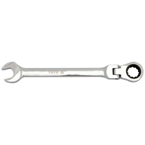 Ключ комбинированный трещоточный с шарниром, 11 мм YATO YT-1677 | цена за 1 шт | минимальный заказ 1