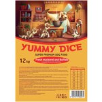 Yummy Dice - сухой корм для собак премиум класса. Скумбрия и буйвол 12 кг. - изображение