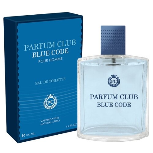 Red Label туалетная вода Parfum Club Blue Code, 100 мл, 265 г red label туалетная вода parfum club golden 100 мл 100 г