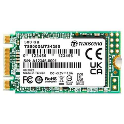 Твердотельный накопитель Transcend 500 ГБ M.2 TS500GMTS425