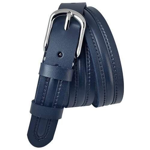 фото Ремень sergio manetti, размер 115-125, синий