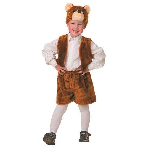 фото Карнавальный костюм для мальчика "медведь бурый" р-р.110 no name