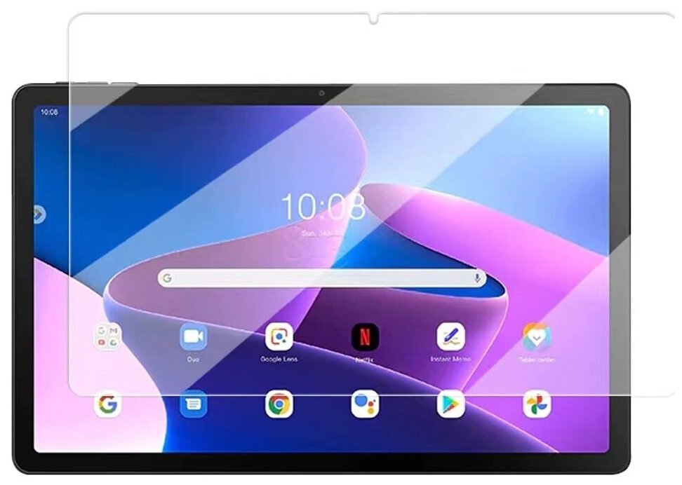 Защитное стекло для планшета Lenovo Tab M10 Plus 3rd Gen 10.61" (2022) 0.33mm противоударное / закаленное