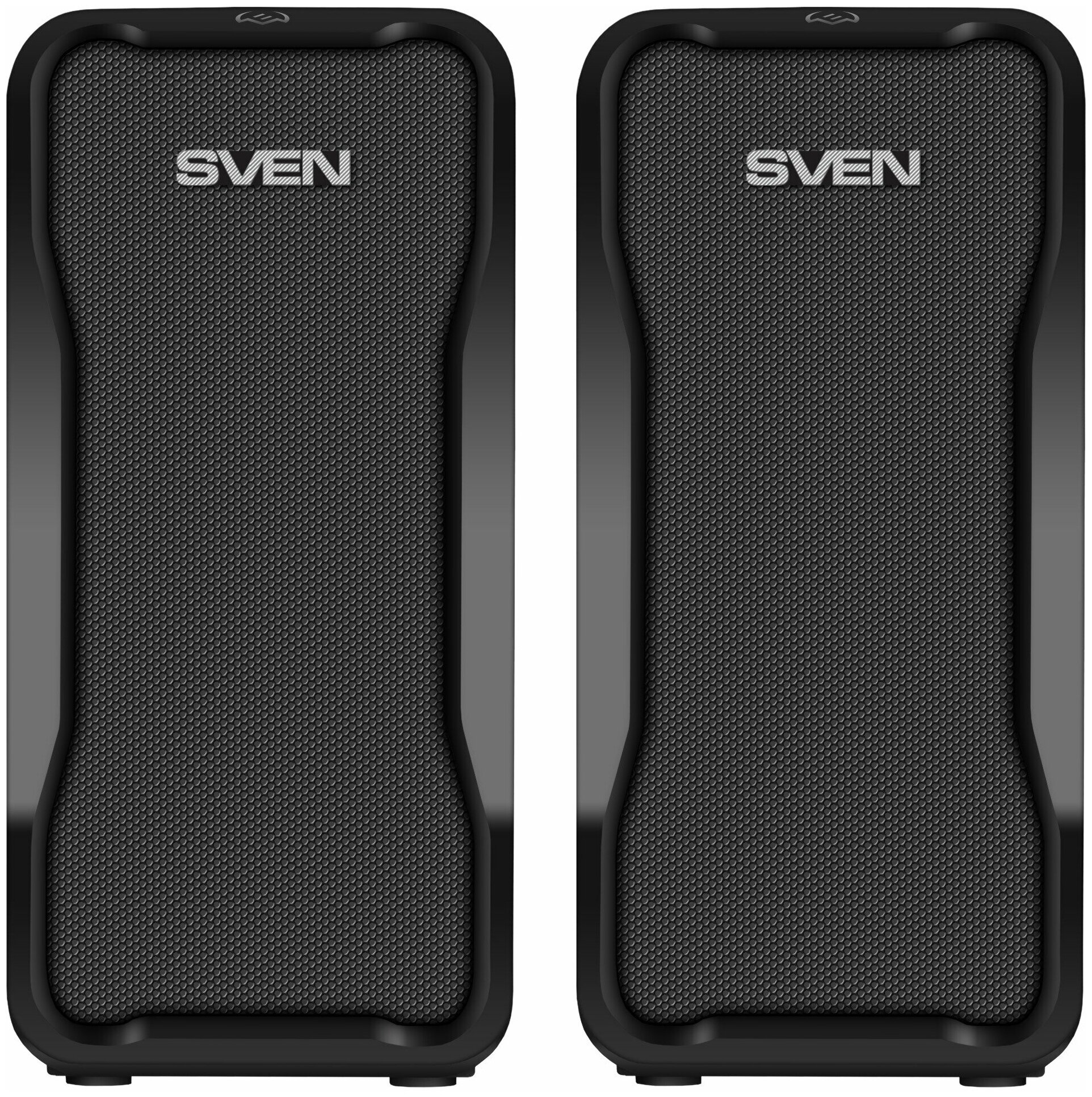Колонки 2.0 Sven 435, черный (10 Вт, питание USB, Bluetooth, подсветка)