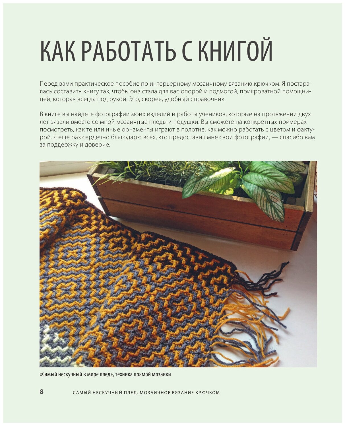 Самый нескучный плед. Мозаичное вязание крючком. Практическое пособие и уникальная коллекция авторских узоров - фото №15
