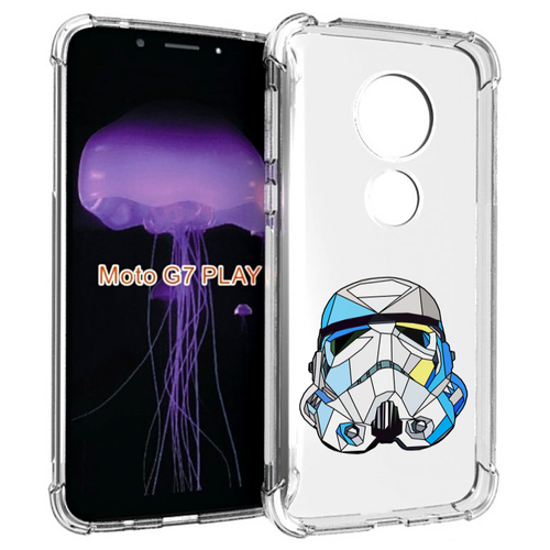 Чехол MyPads star wars дарт вейдер для Motorola Moto G7 Play задняя-панель-накладка-бампер