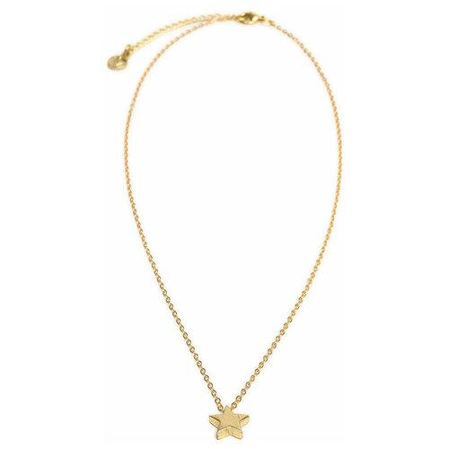 Итальянское колье из маленьких звеньев со звездочкой из латуни Vestopazzo