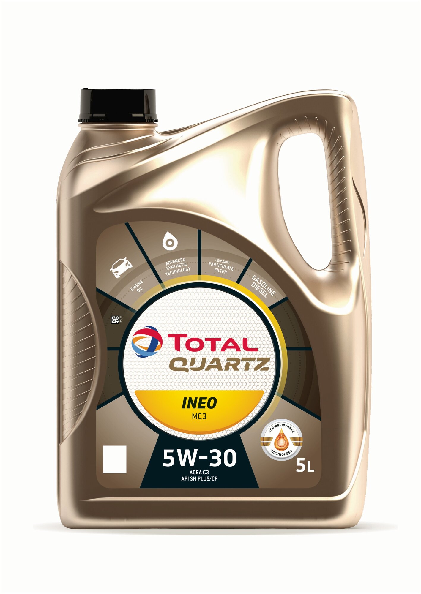 Моторное масло Total Quartz Ineo MC3 5W-30, 5л