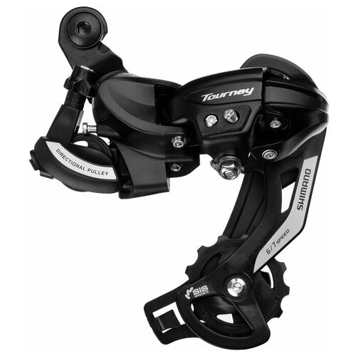 Велосипедный переключатель скоростей Shimano переключатель задний rd-ty500, tourney, 6/7 скоростей, крепление на петух арт. ZSM70075