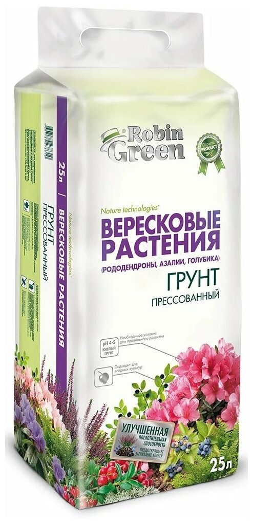 Грунт Robin Green Вересковые растения брикетированный