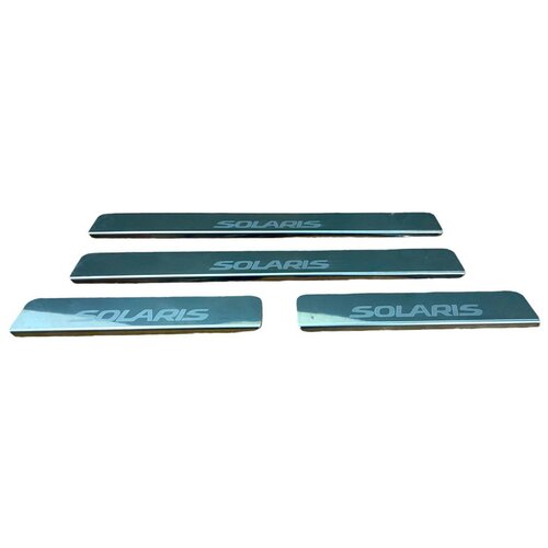 Накладки на пороги HYUNDAI SOLARIS 2014