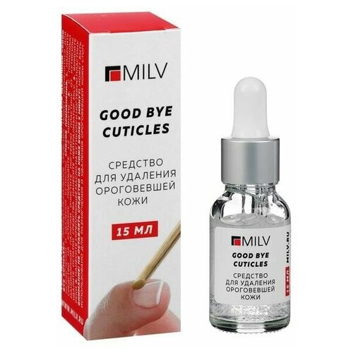 MILV Кератогель щелочной Good Bye Cuticles, 15 мл