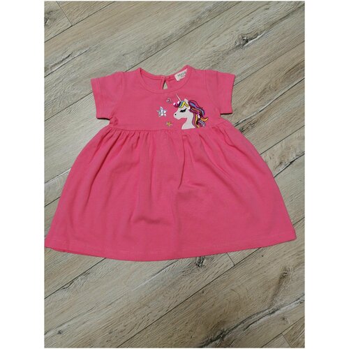 Платье для девочки BREEZE ярко-розовый 86