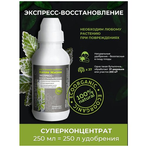 Удобрение Gota Vita Капля жизни экспресс восстановление, 0.25 л, 0.325 кг, 1 уп.