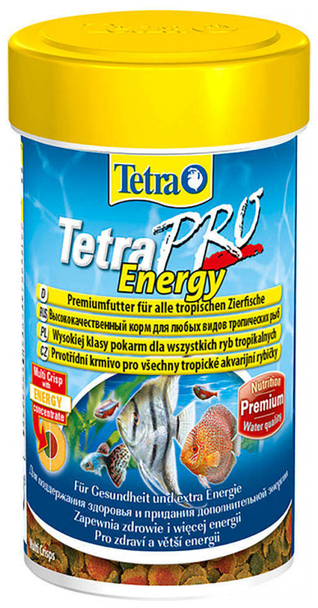 TetraPro Energy Crisps Корм-чипсы для всех видов рыб для дополнительной энергии 100мл - фотография № 2