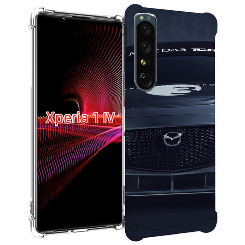 Чехол MyPads mazda мазда 3 для Sony Xperia 1 IV задняя-панель-накладка-бампер