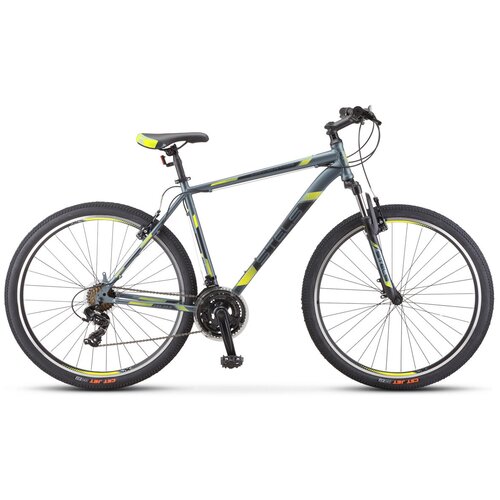 Велосипед Stels Navigator 900 V 29 F020 (2022) Размер рамы: 17.5 Цвет: Серый/жёлтый
