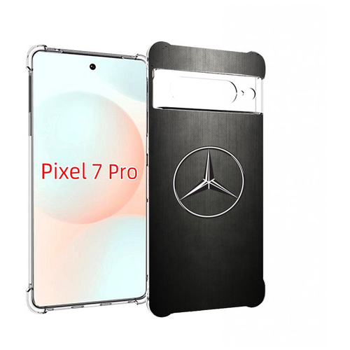 Чехол MyPads mercedes мерседес 3 мужской для Google Pixel 7 Pro задняя-панель-накладка-бампер