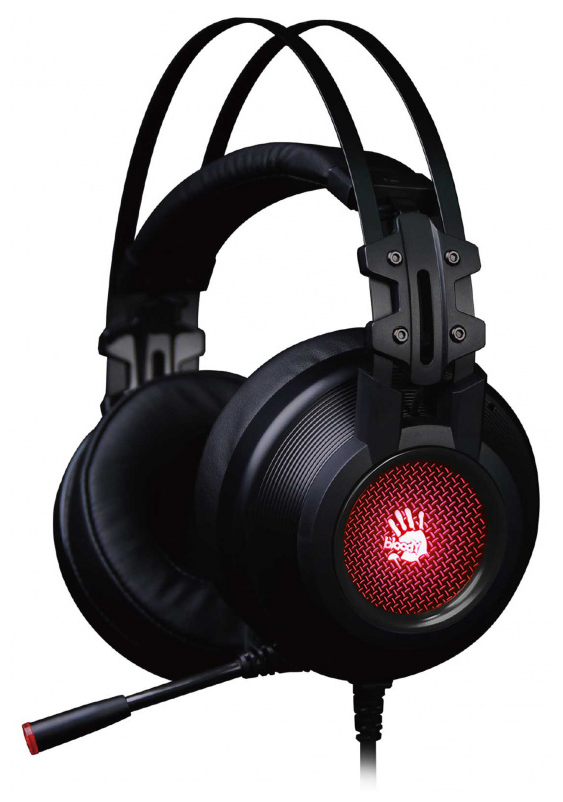 Игровая гарнитура проводная A4TECH G525 BLACK черный - фото №1