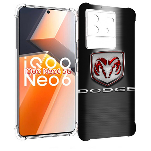 Чехол MyPads dodge додж 1 мужской для Vivo iQoo Neo 6 5G задняя-панель-накладка-бампер чехол mypads volvo вольво 1 мужской для vivo iqoo neo 6 5g задняя панель накладка бампер