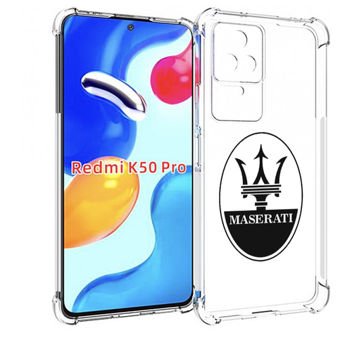 Чехол MyPads maserati-мазерати-4 для Xiaomi Redmi K50 / K50 Pro задняя-панель-накладка-бампер