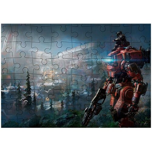 Пазл Картонный 38x26 см, размер А3, 300 деталей, модель Titanfall - 42 пазл картонный 29x20 см размер а4 120 деталей модель titanfall 14