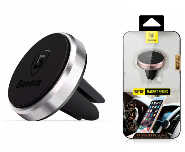 Магнитный держатель Baseus Magnet Series Car Mount черный/серый ...