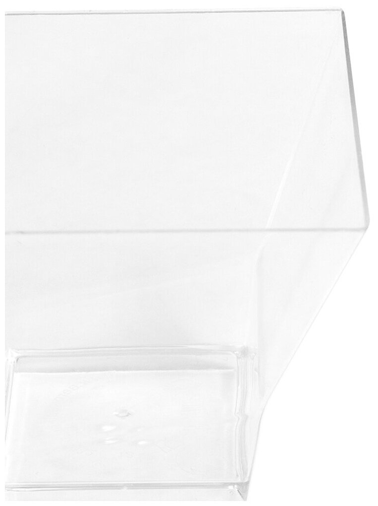 Креманка пластиковая 120 мл 67*67*53 мм прозрачная «Пагода», 25 шт - фотография № 3