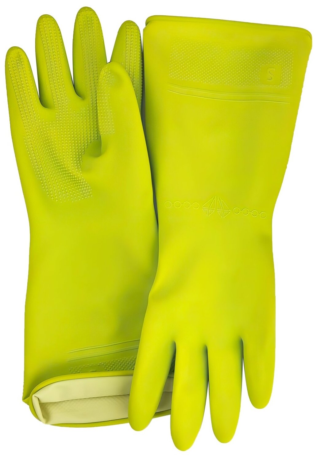 MYUNGJIN Overfit Rubber Gloves Перчатки латексные хозяйственные, размер S, 2 пары, арт. 470675 - фотография № 2