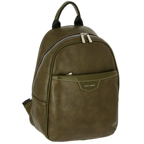 фото Рюкзак женский david jones 6553-dd-olve-green, темно-зеленый