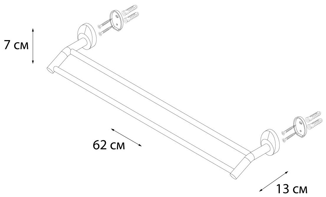 Держатель для полотенец Fixsen - фото №5