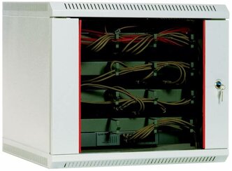ЦМО Шкаф телекоммуникационный настенный, 15U, 600x650, дверь стекло (ШРН-15.650) (1 коробка)