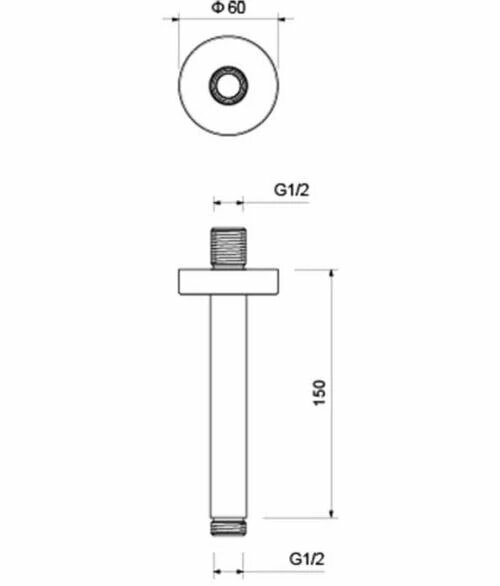 Держатель для душа Aquatek AQ2171CR