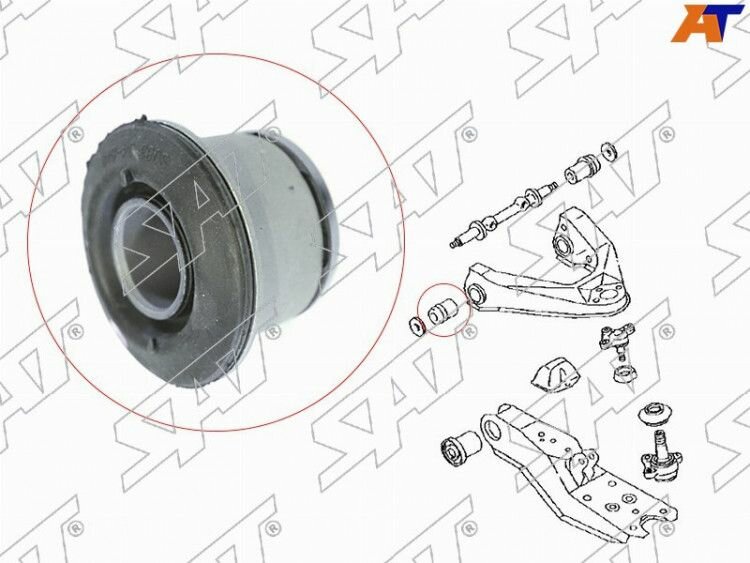 Сайлентблок переднего верхнего рычага NISSAN VANETTE/MAZDA BONGO 99- SAT ST-54542-HA001