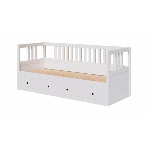 Кровать-кушеткадиван KimorКымор 200х80200х160 с 2 выдвижными ящиками двойнойбелый 54900₽