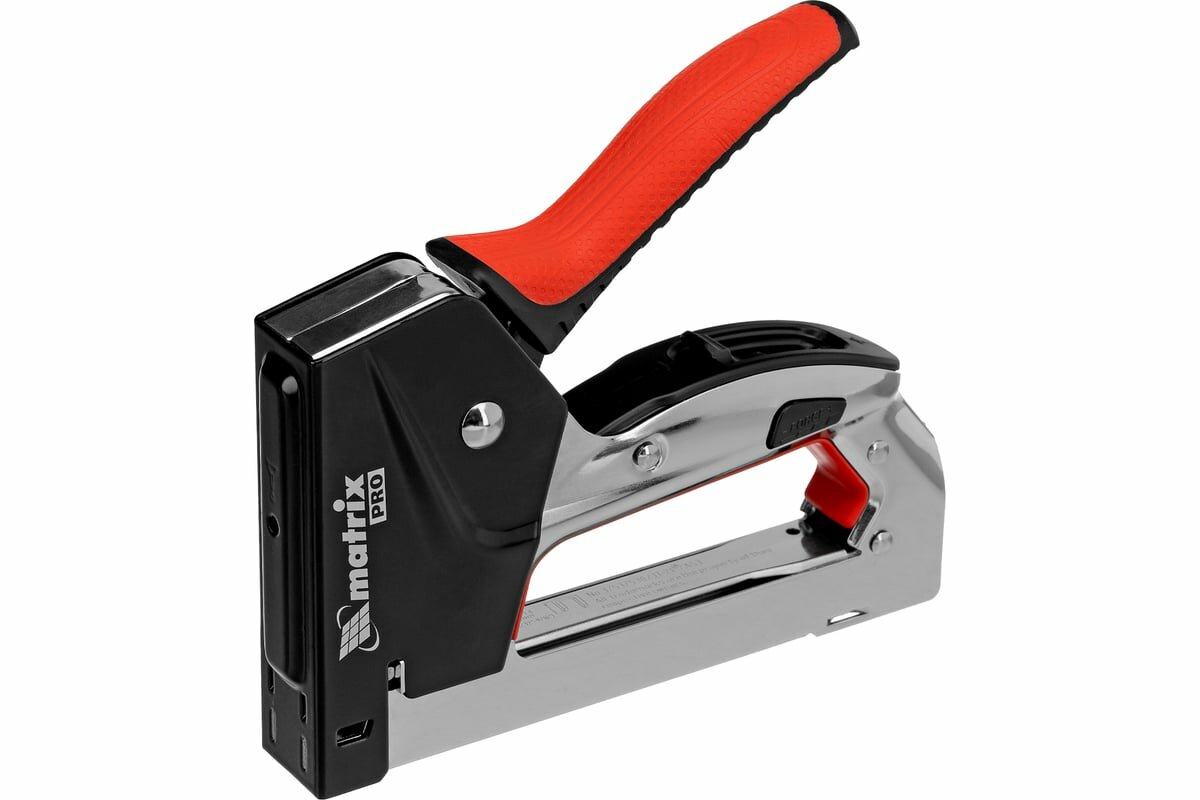 MATRIX Степлер мебельный, стальной, быстрая загрузка, тип скобы 53, 4-14 мм, PRO 40917