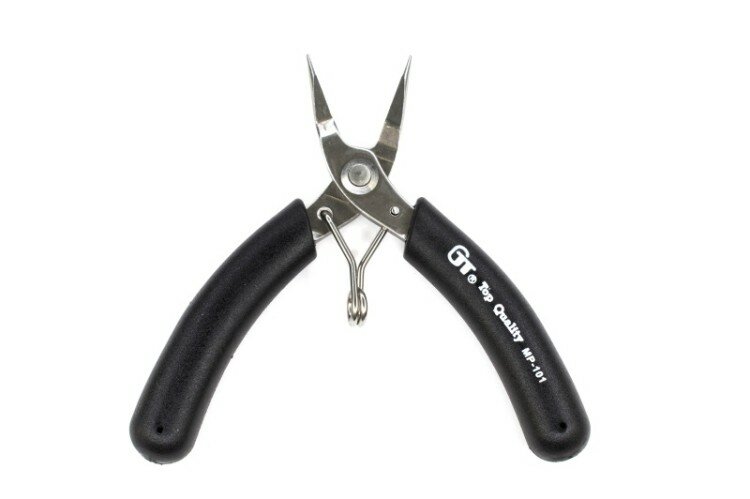 Узкогубцы GT, цвет черный, хирургическая сталь, 97мм, 32-240, 1шт