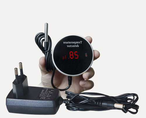 Изображение товара Wi-Fi датчик температуры Страж 955 Мод: TH Wi-Fi (EU) (Y11418TNS) для сверхнизких температур -40.+120 с аккумулятором, экраном и приложением Tuya /