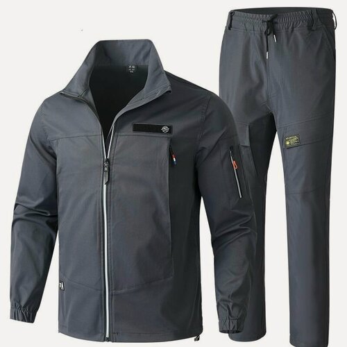 Изображение товара Мужская рабочая одежда из стрейча, подходит для строительства, ремонта автомобилей и т. д