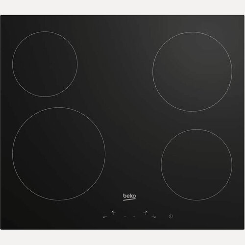 Изображение товара Встраиваемая варочная поверхность Beko HIC 64401 электрическая, 6,8 кВт, 4 конфорки