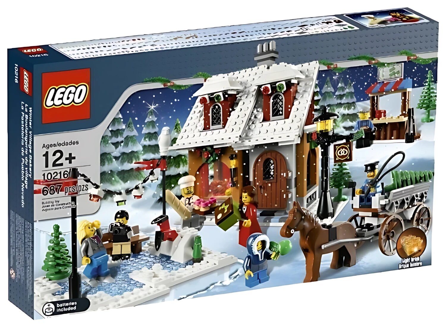 Конструктор LEGO Seasonal 10216 Зимняя деревенская пекарня