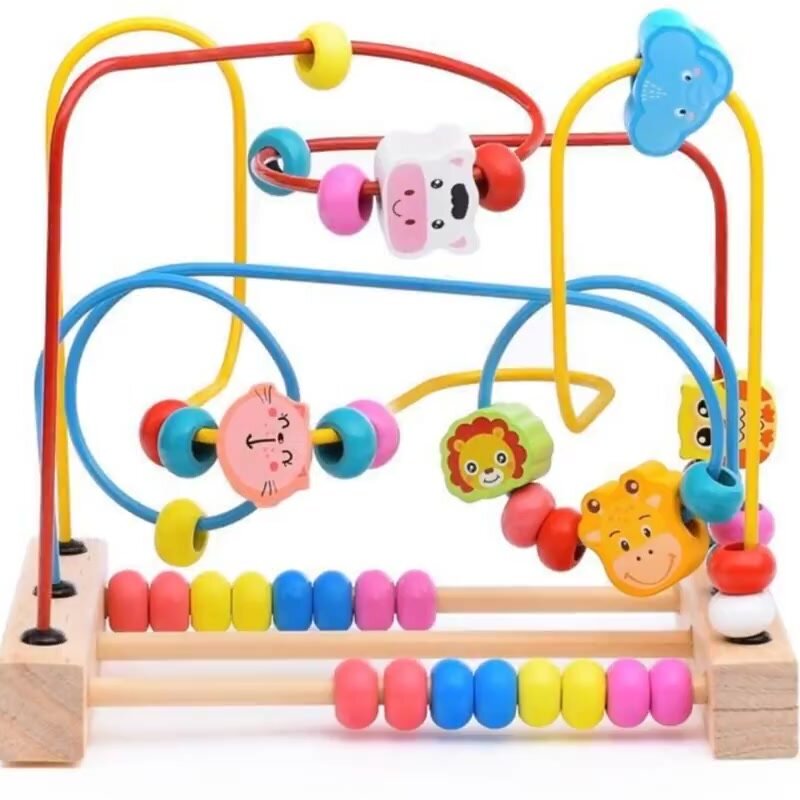 Игра Лабиринт D1236-3 "Зверюшки", со счетами, 22,5 х 14,5 х 20 см. — фото 1