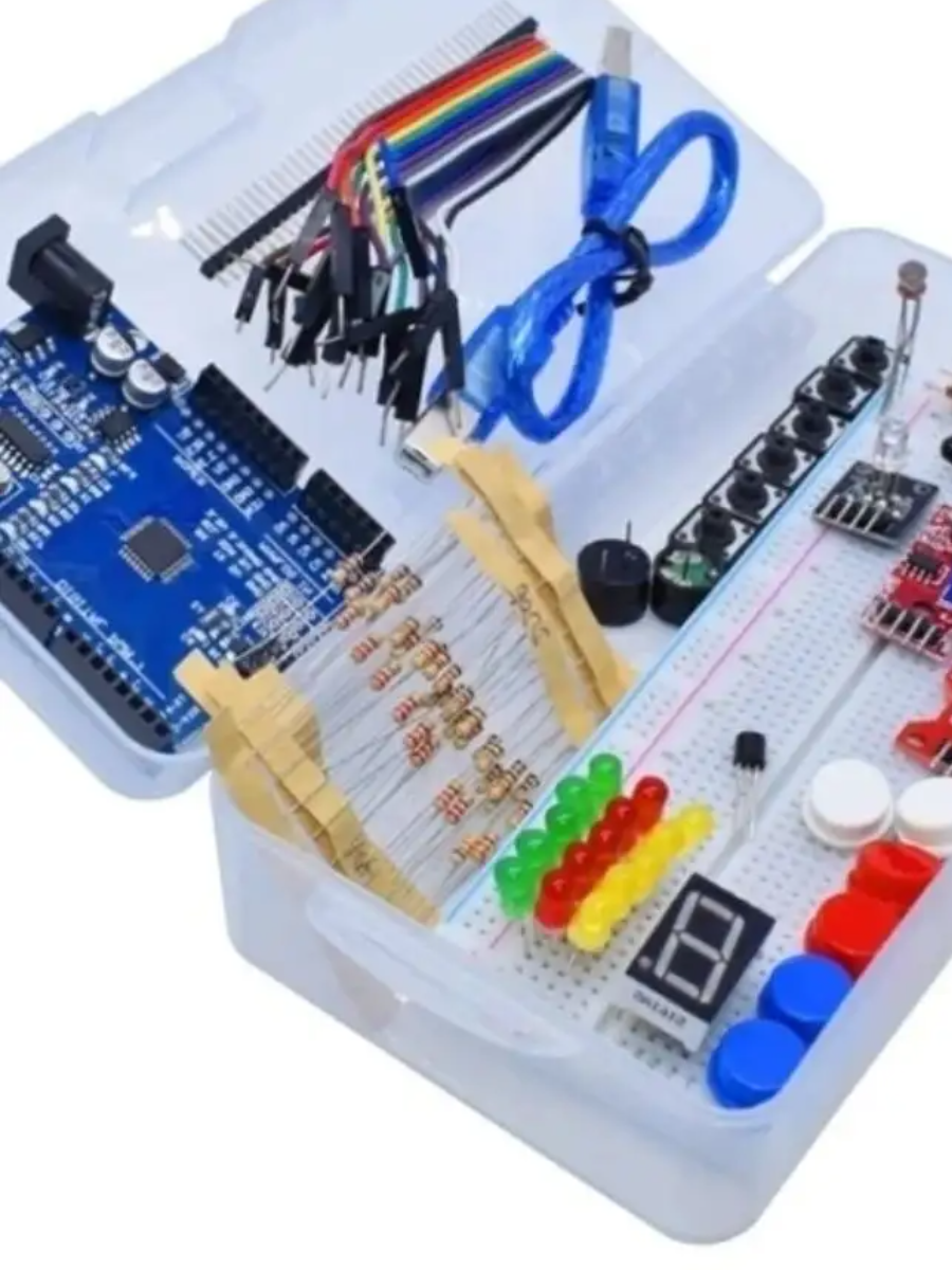 Стартовый набор для прототипирования Arduino AMK-MINI 3, радиодетали, электронный модуль
