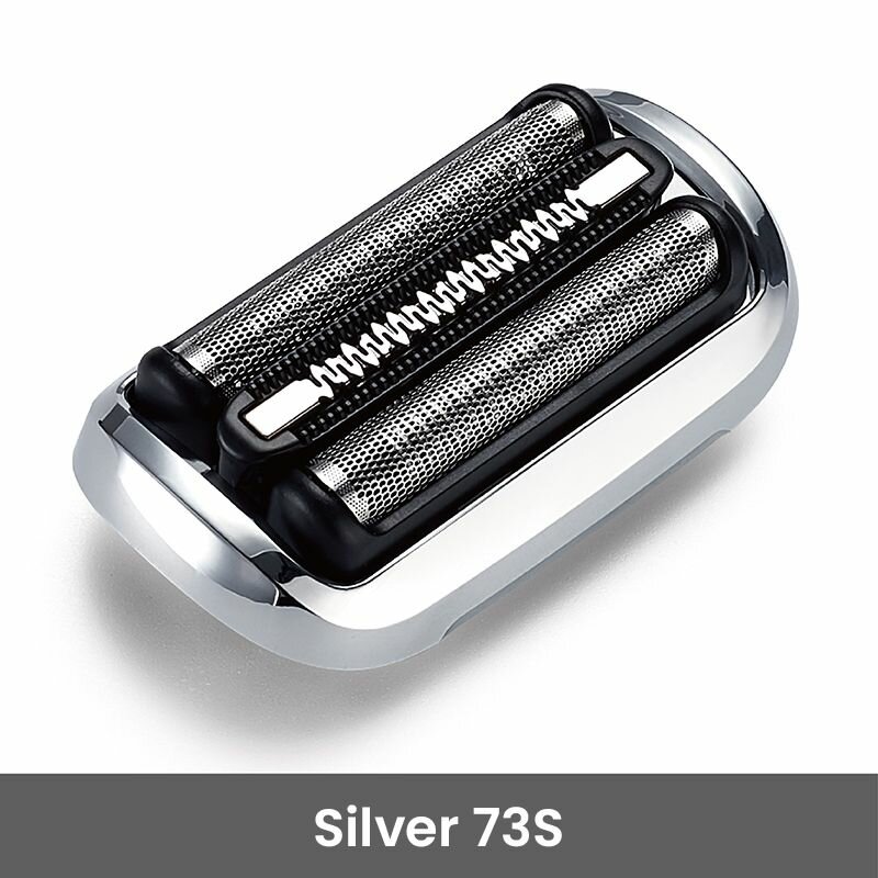 Аксессуары для электробритвенных головок 73S Silver подходят для электробритв Braun 7 серии.