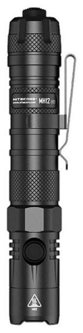 Ручной фонарь NITECORE MH12 V2, черный [19434] - фото №3