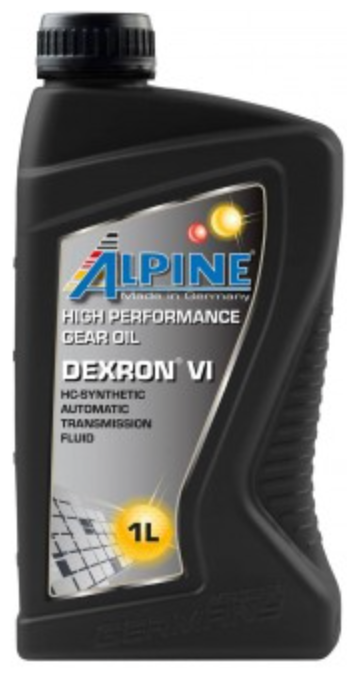 Масло трансмиссионное Alpine ATF DEXRON VI канистра 1л 0100691