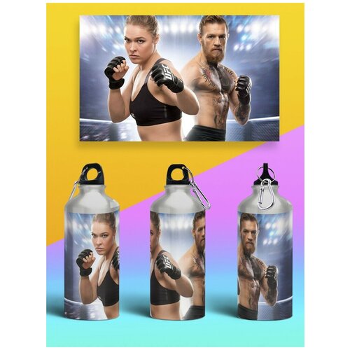 фото Бутылка спортивная, туристическая фляга, 500мл спорт ufc - 16 brutbottle