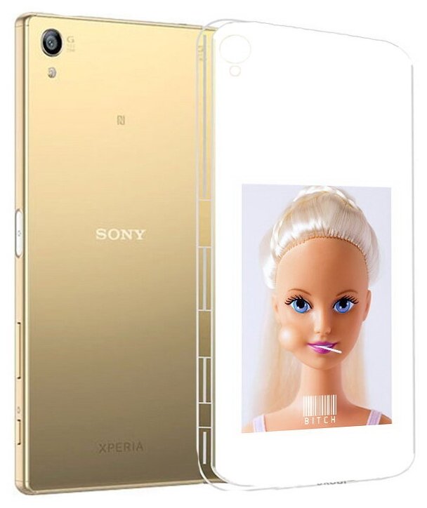 Чехол задняя-панель-накладка-бампер MyPads барби для Sony Xperia Z5 Premium/Z5 Premium Dual E6853/E6883 5.5 противоударный