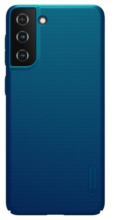 Накладка Nillkin Frosted Shield пластиковая для Samsung Galaxy S21 Plus G996 Blue/Синяя